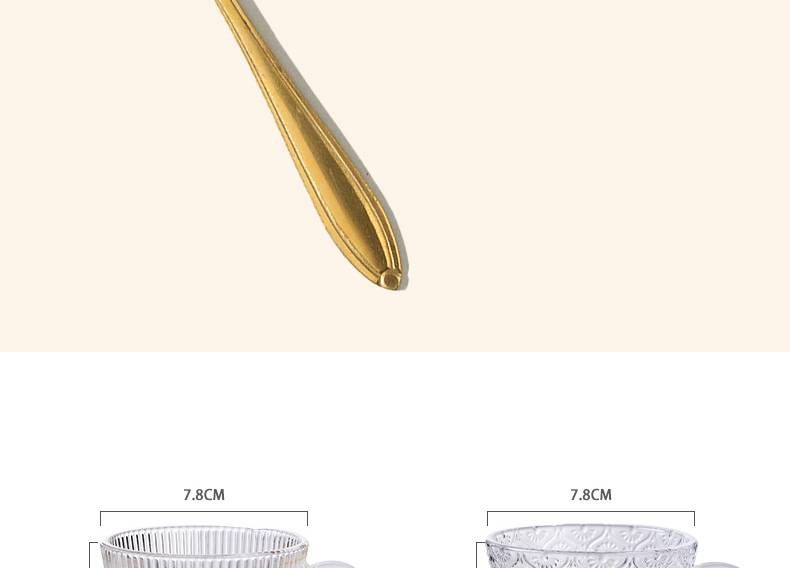 Neu Glas Kaffeetasse Und Teller Set Haushalts Geschirr Mit Löffel Set Luxus Gold Grenze Dessert Dim Sum Platte Geschenk_voghion.com