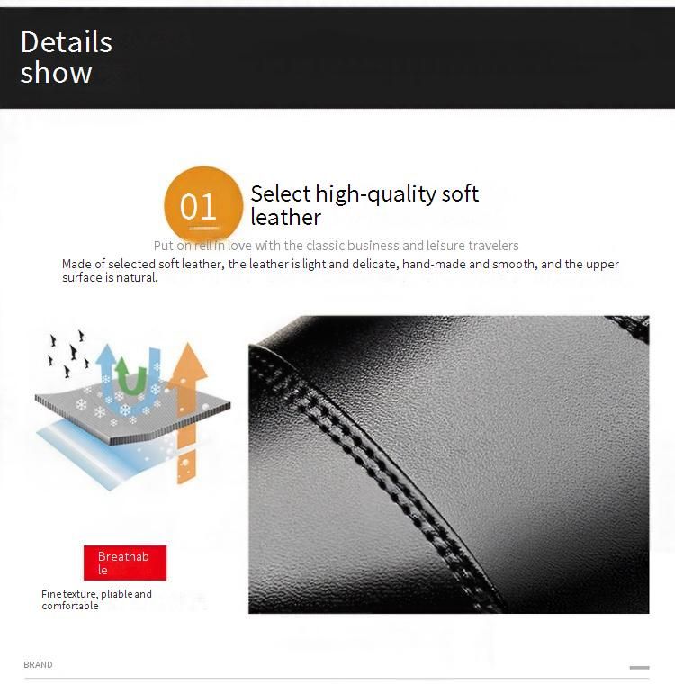 Men's Classic Business Casual Leather Shoes - Soft PU Square Toe Lace-Up Dress Shoes For Office & Daily Wear_voghion.com