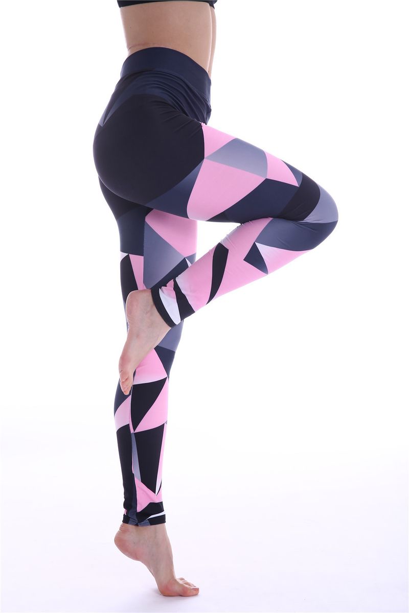 Women's yoga Pants high-waisted high-elastic printed yoga pants printed leggings digital positioning printed leggings XY6638_voghion.com
