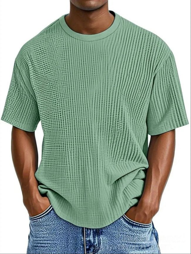 Camiseta de verano para hombre de manga corta, informal y versátil, de calidad inmejorable, 2025_voghion.com