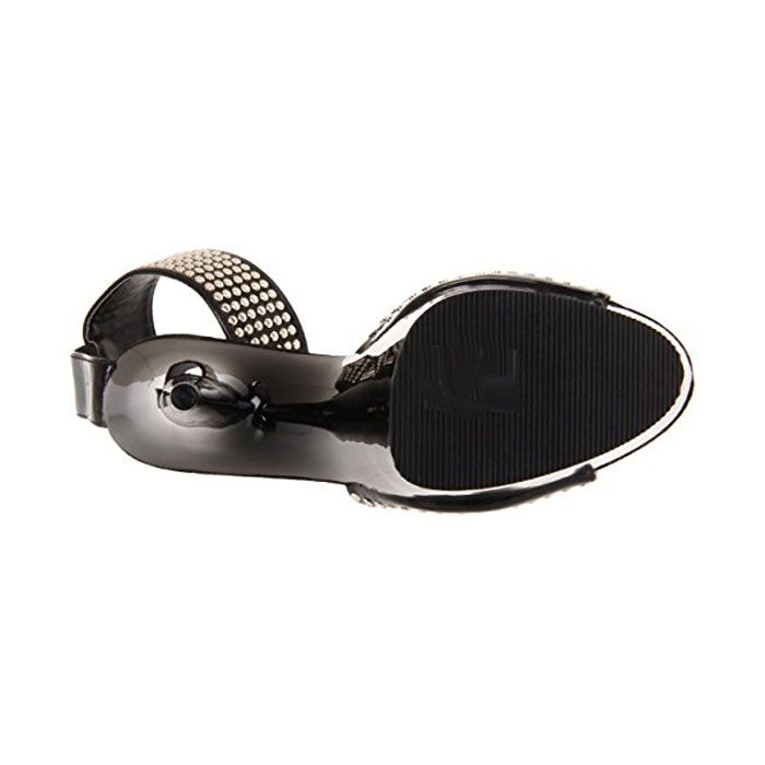 6 inch black platform pole dance banquet Party Fashion non slip high heels sexy women's leaky toe sandals_voghion.com