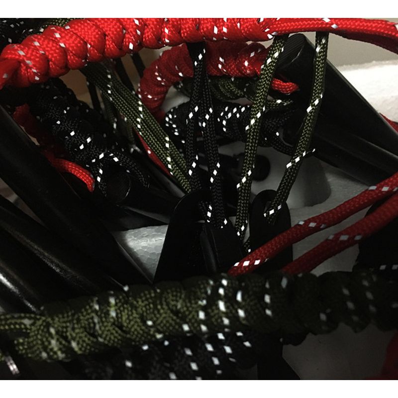 12.7*127mm Outdoor Flint Magnesium Rod Fire Starter Survival Scraper With 7 Heart Paracord Or Reflective Cord_voghion.com