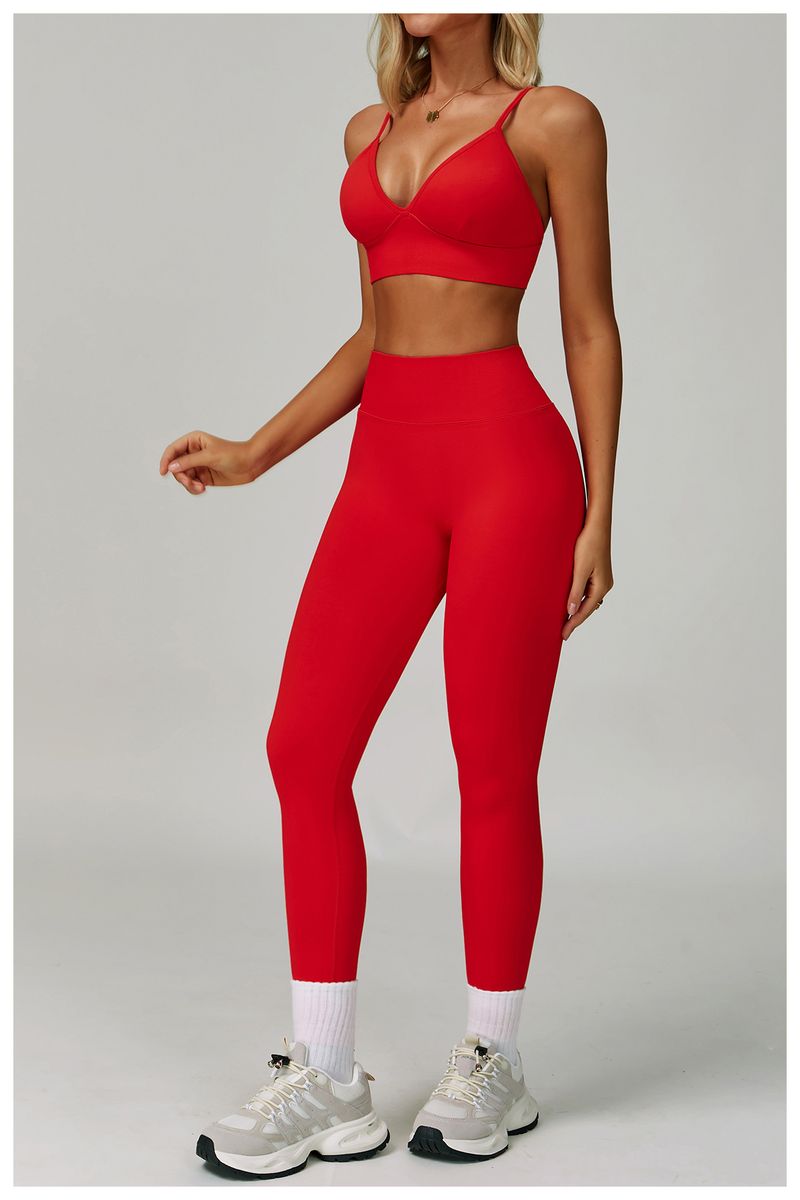 Naadloze yogaset met hoge taille - 3-delige workoutoutfit voor dames, vochtafvoerend en buikcontrole, perfect voor hardlopen, sportschool en buitenactiviteiten_voghion.com