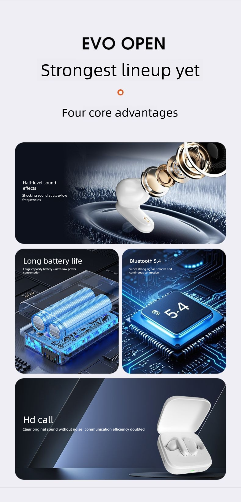 2025 New Bluetooth In-Ear V5.4 Long Battery Life Sports Private Model AI Translation Earbuds_voghion.com