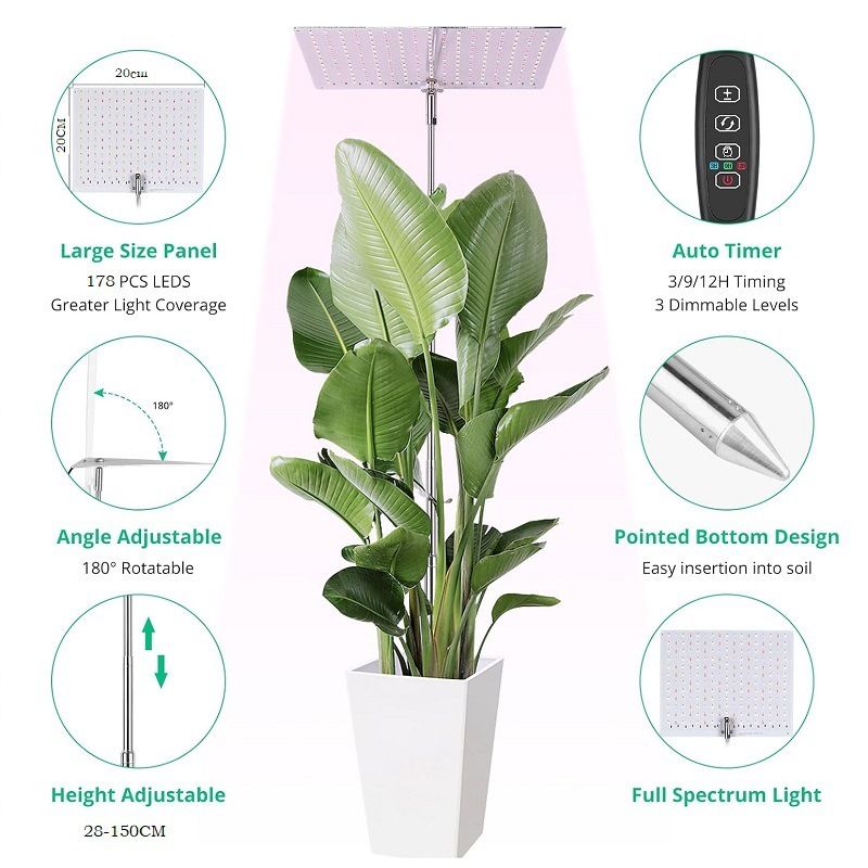 LED Plant Growth Lamp Lifting Full Spectrum Quantum Board Seedling Green Plant Aquarium Succulent Plant Fill Light Factory_voghion.com