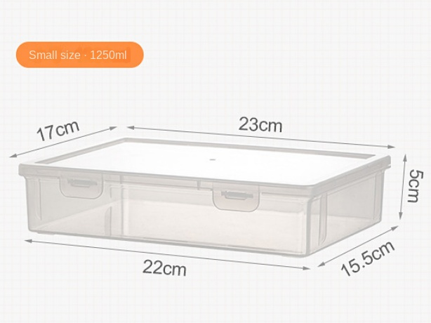 A4/A5 File Storage Box Magazine Document Paper Organizer Buckle Closure Transparent Container Supplies Clear Desk Files Holder_voghion.com