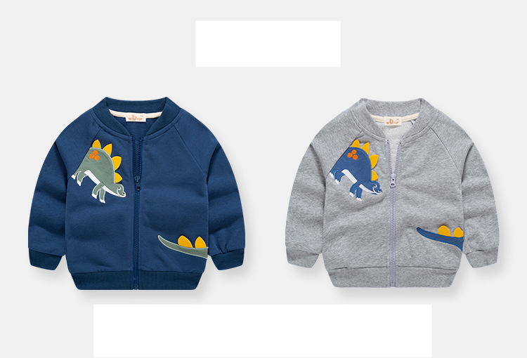 Camicia con cerniera autunnale Cappotto da ragazzo Camicia da baseball Giacca da bambino casual per bambini_voghion.com