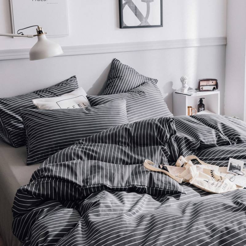 Set da tre pezzi Copripiumino bohémien Set da tre pezzi Biancheria da letto stampata_voghion.com