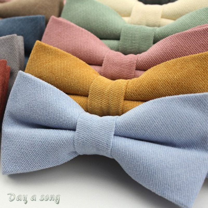 Gravata borboleta unissex, masculina e feminina, moda veludo, veludo, gola, flor, cor sólida, nova, laço, festa, veludo, gravata borboleta, bolso, lenço_voghion.com