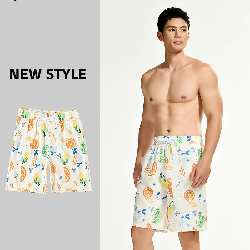 Herrenbekleidung Badehose Strandhose Schnelltrocknende Surfhose Anti-Peinlichkeits-Badehose Heiße Quellen Schwimmausrüstung Herren-Badeanzug_voghion.com