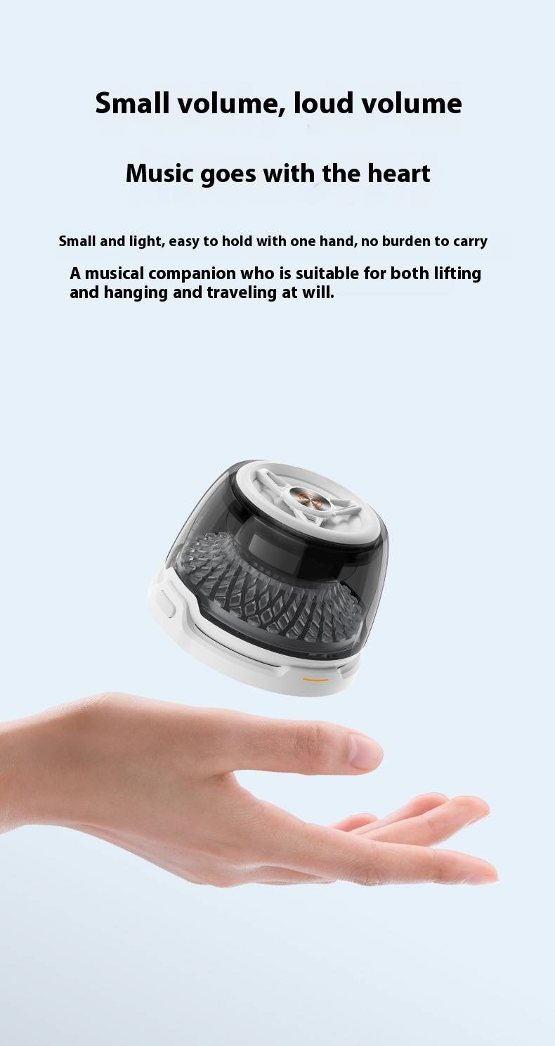 15W magnetische draadloze Bluetooth-luidspreker - mini draagbare luidspreker met diepe bas, snelle Qi-oplaadpad, IPX5-waterdicht voor thuis en op reis_voghion.com