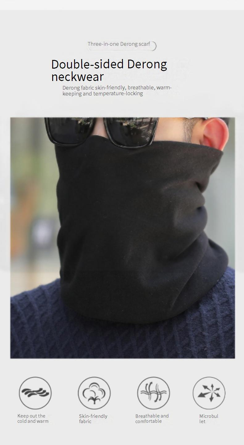 Unisex Multi-Purpose Neck Warmer - Convertible Scarf & Beanie With Windproof & Thermal Protection For Winter_voghion.com