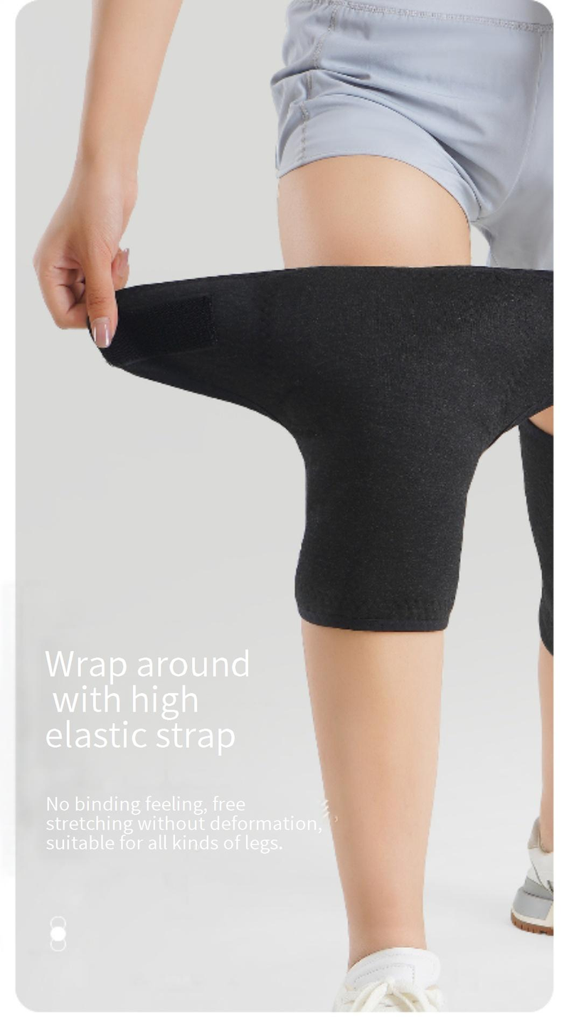 Ginocchiere termiche unisex per ciclismo, motociclismo e sport all'aria aperta - Scaldamuscoli antivento e foderati in pile (pelliccia sintetica di coniglio grigia, un paio)_voghion.com
