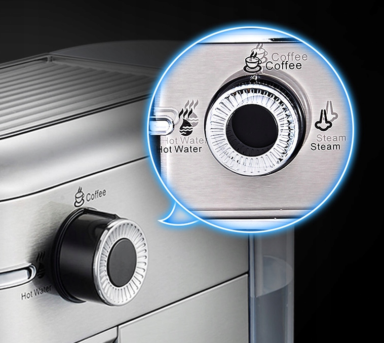 PSH11-SR 1450W Kaffeevollautomat (Kapsel + Kaffeepulver + Milchschaum) 19 Bar Extraktion Mokka 3-in-1 Halber Espresso 1 Tasse / 2 Tassen_voghion.com