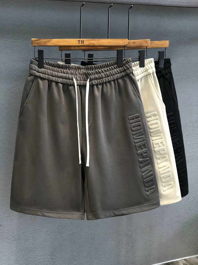 Vêtements pour hommes, nouveaux shorts décontractés à chaud pour garçons, shorts d'été amples en tricot, pantalons de survêtement de sport tendance, pantalons de plage_voghion.com