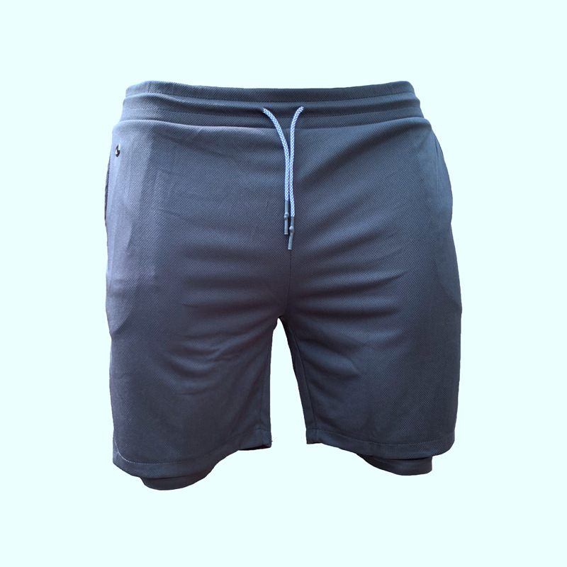 Men's 2-In-1 Running Shorts - 5-Inch Quick-Dry Mesh Liner Gym Workout & Jogging Shorts_voghion.com