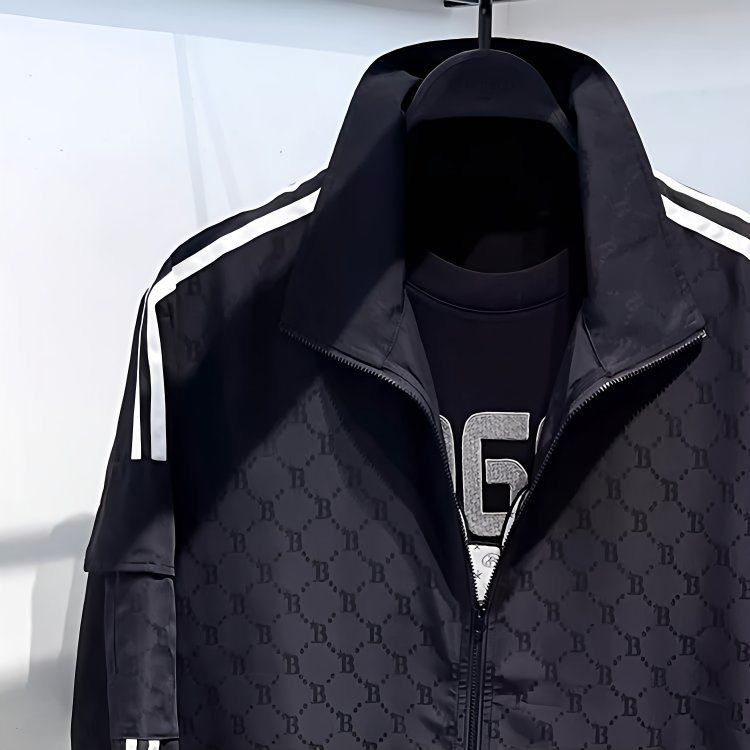 Herrenbekleidung 2025 Frühling und Herbst Neue Modemarkenjacken Herren Trendy Casual Yuppie High End Stehkragenjacke Herren Hot Tops_voghion.com