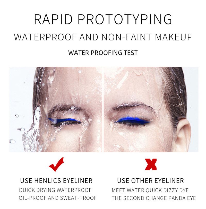 esplosivo handaiyan12 colore opaco asciugatura rapida non facile da sbiadire eyeliner colorato set trucco performance_voghion.com