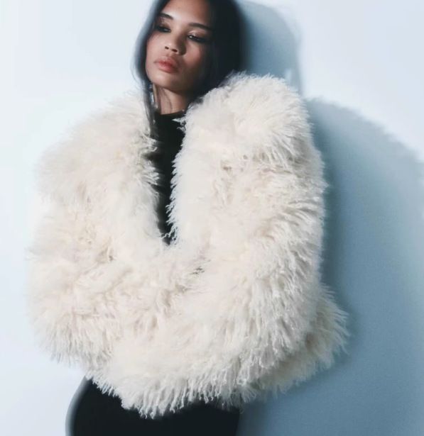 Faux Shearling Coat – Boho Fringe Jacket (S-XXL, Weight-Based Sizing)_voghion.com