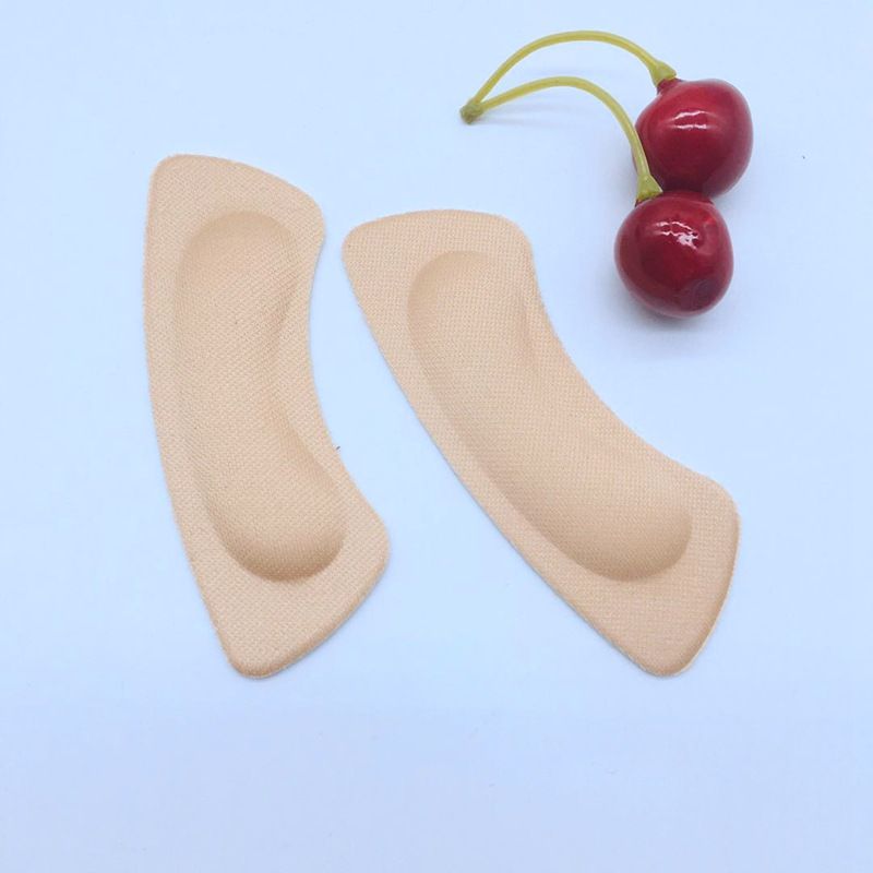 Anti-Reibungs-Fußaufkleber für Damenschuhe, Fersenpolster, Schaumstoff-4D-Einlegesohlen in halber Größe zur Linderung der Fersenreibung und Anpassung der Schuhgröße, Fersenaufkleber_voghion.com