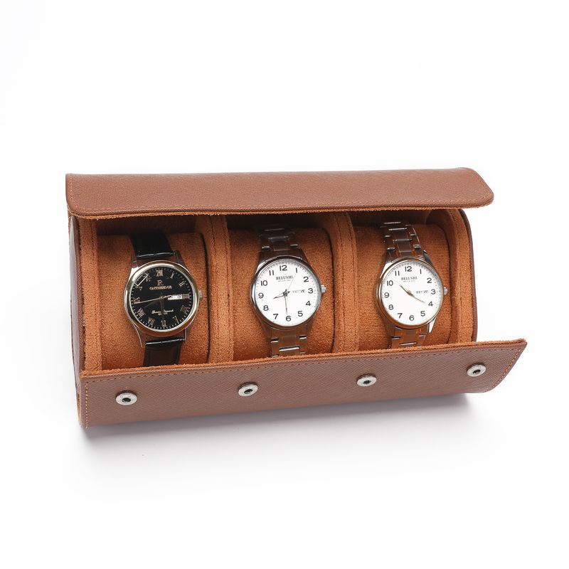 Pu Leather Watch Storage Box 1 2 3 Watch Multi-position High-end Travel Watch Box Bracelet Box Portable Watch Box_voghion.com