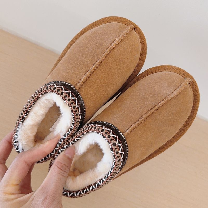 Scarpe per bambini Ragazzi Ragazze Ultra Mini Stivali invernali per bambini Piccoli Stivali da neve caldi alla caviglia morbidi e spessi in pelliccia per bambini Bassi_voghion.com