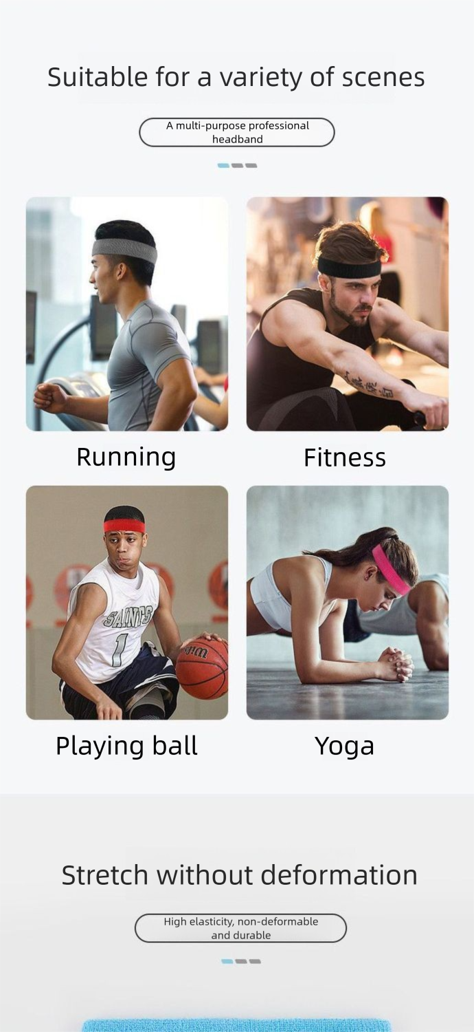 Qianxi Same Style Sweat-Absorbing Headscarf Sports Breathable Unisex Outdoor Running Face Washing Internet Celebrity_voghion.com