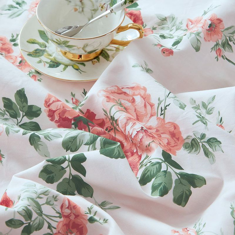 Set copripiumino 3 pezzi - Set di biancheria da letto in poliestere spazzolato con stampa floreale, ultra morbido, matrimoniale king size, 2 federe, antipiega e traspirante_voghion.com