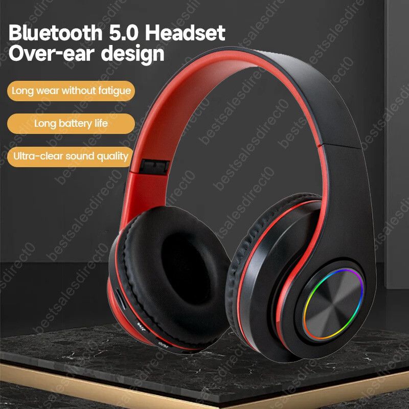 Wireless Bluetooth Headphones With Noise Cancelling Over-Ear Earphones Foldable_voghion.com