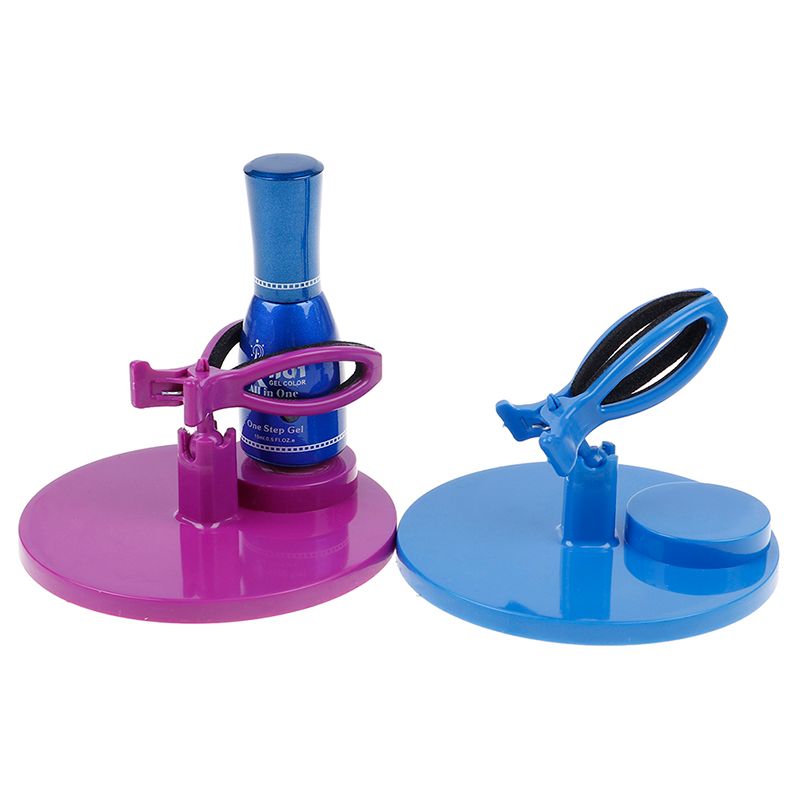 Lakkklips Grip Manikyr Polish Støtteverktøy Justerbar Håndfri Neglelakkflaskeholder Displaystativ Vippbar Akrylnegl_voghion.com