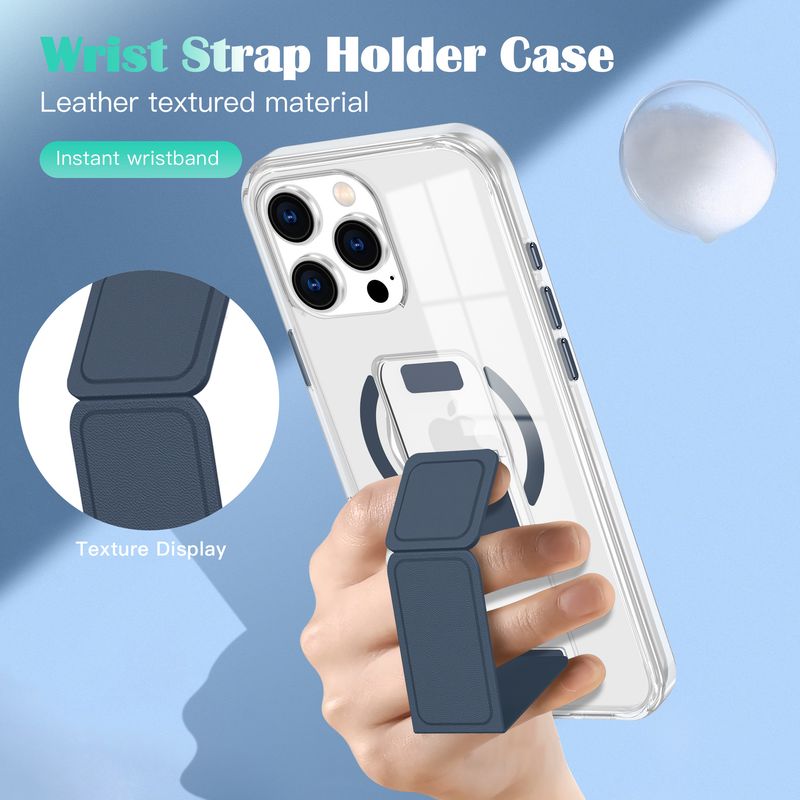 Gilt für das klimpernde Armband des iPhone 16ProMax, die Handyhülle, die magnetische Saughalterung und die transparente Schutzhülle des Epple 15Pro._voghion.com