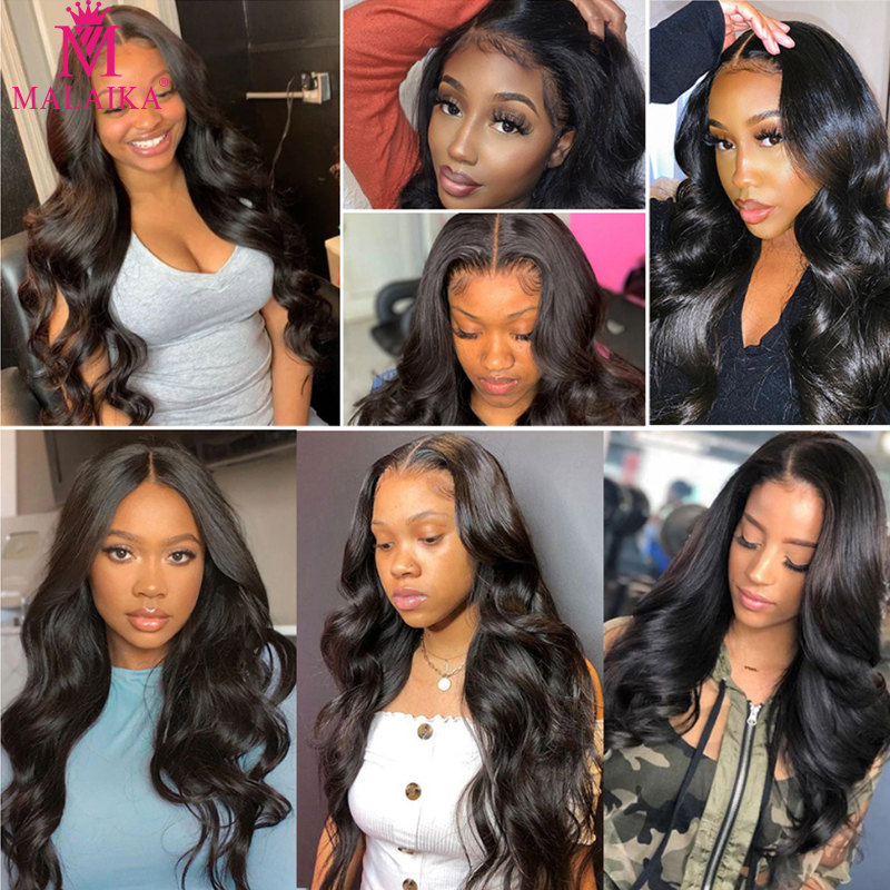 13x4 Front Lace Human Hair Wig Body Wave _voghion.com