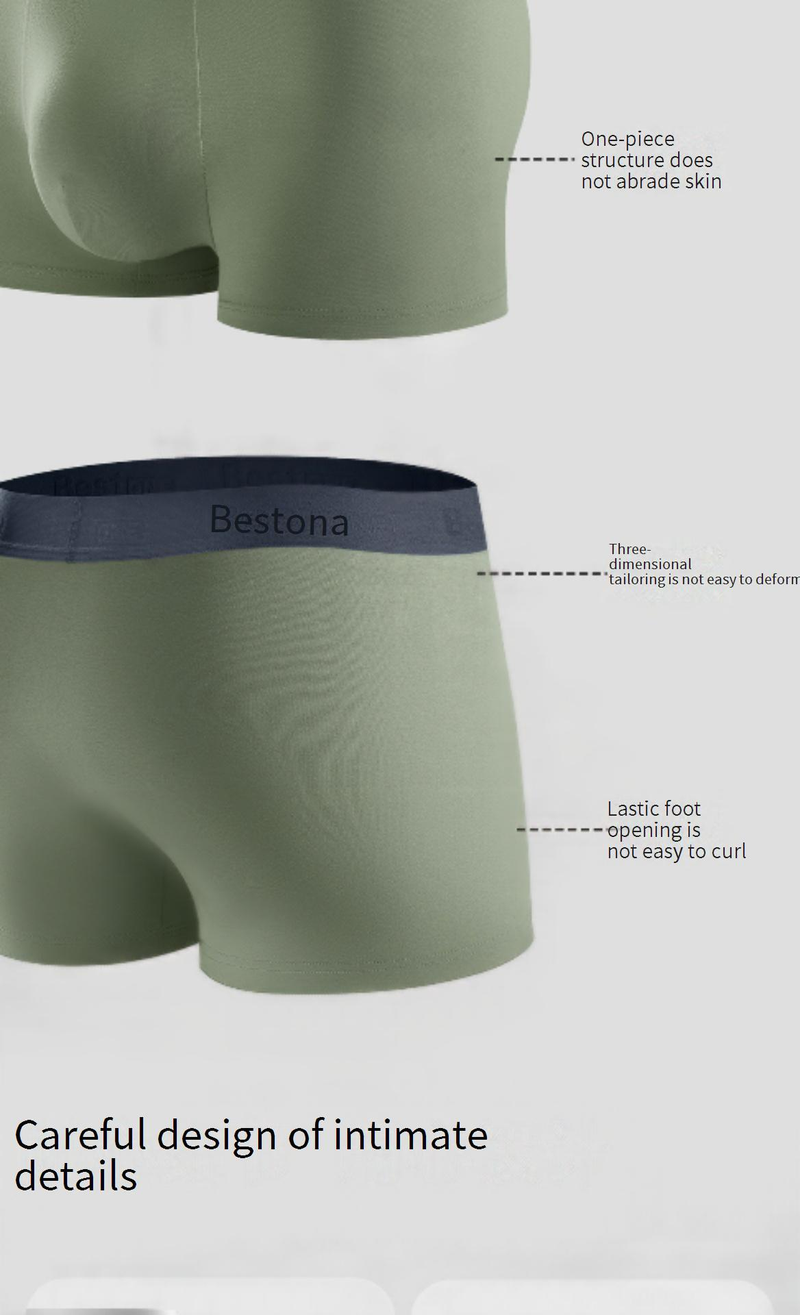 Herrenunterwäsche, einfarbig, Boxershorts, 50 Stück, Xinjiang-Baumwoll-Slips, reine Baumwolle, modische Jugendhose, Kopfbuchstabendruck_voghion.com