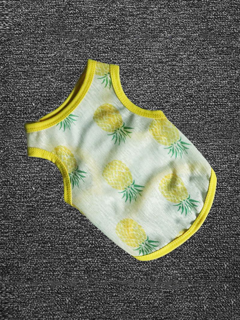 1 Piece Of New Pet Apparel For Spring & Summer - Mesh, Breathable & Comfortable Sports Casual Vest, Sun-Protective Clothes For Dogs & Cats_voghion.com