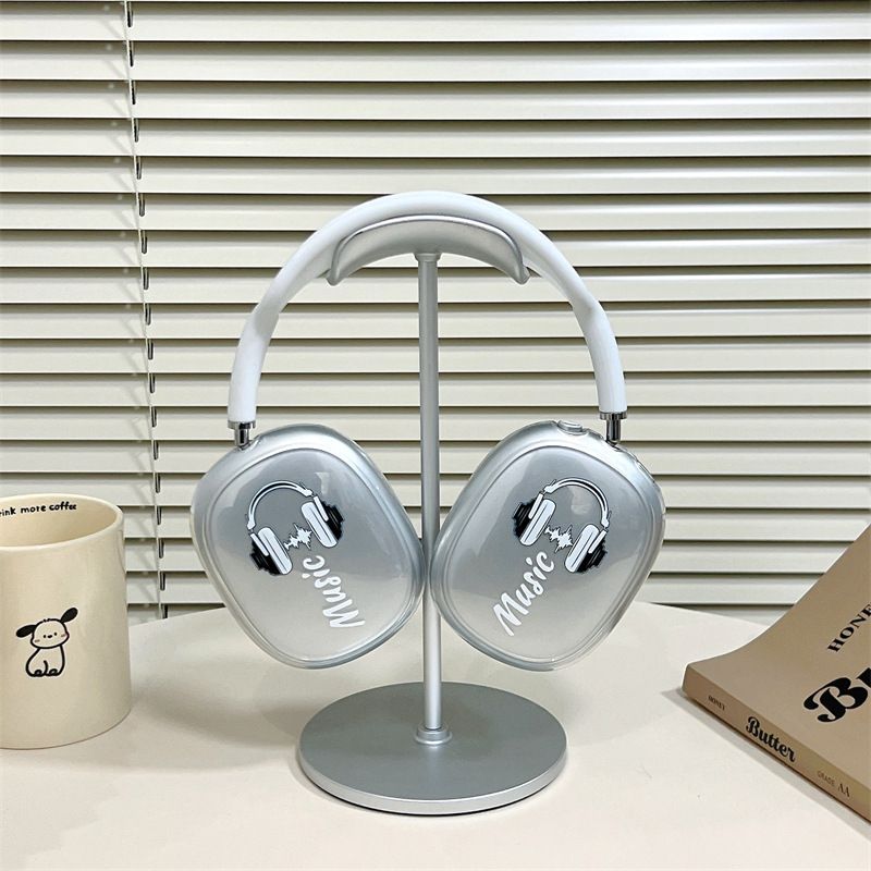 Personalized Headset for  AirPods MAX Headset Case Wireless Bluetooth Transparent Protective Cover_voghion.com
