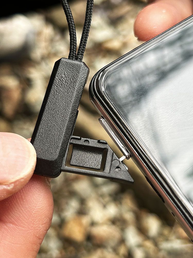 Tarjeta con silbato y aguja Donaifu MicroSD de calidad inmejorable con cremallera y cuerda_voghion.com