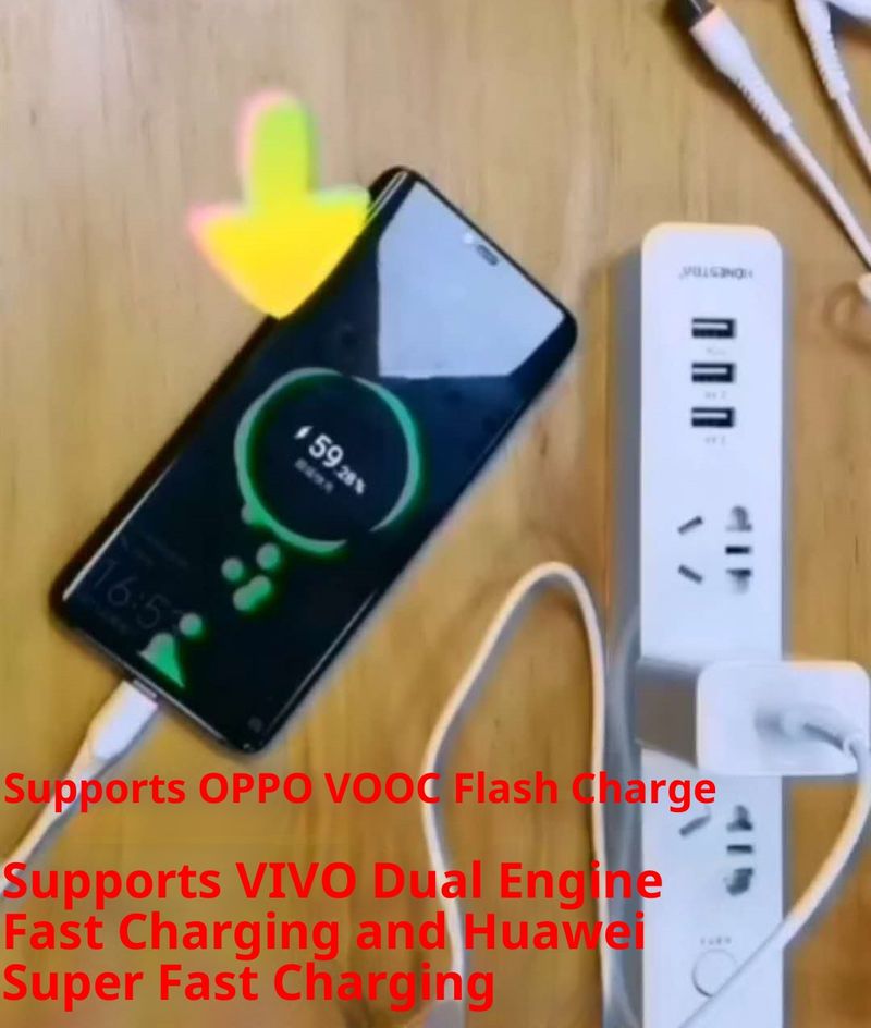 Digitex Qianhong 5A compatibel met Android Type-C data snellaadkabel_voghion.com