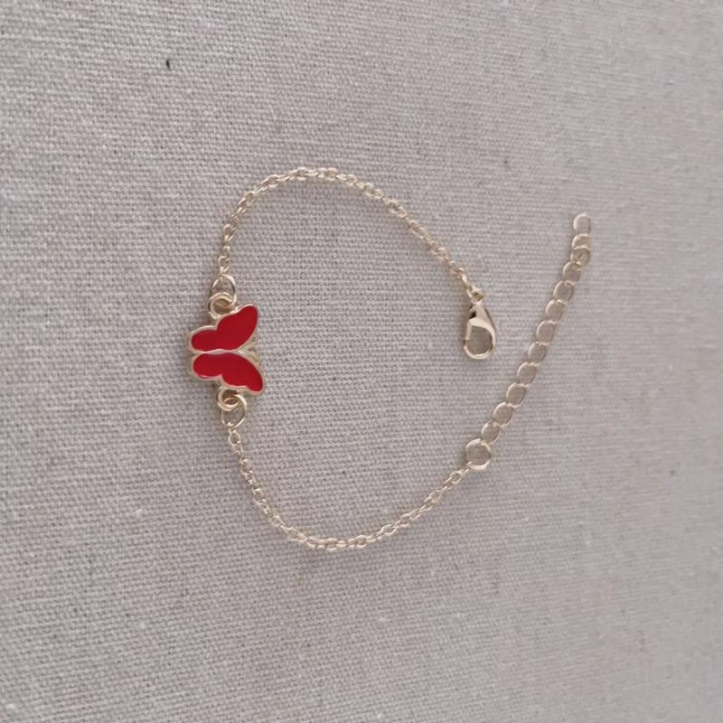 Nuovo set di gioielli a farfalla in acrilico colorato dolce versatile collana clavicola da donna accessori unici alla moda_voghion.com