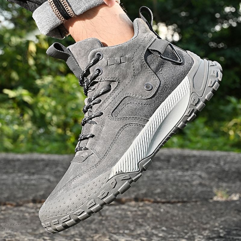 Outdoor Cross-Country Bergsteigen Laufen Stoßdämpfende Wanderschuhe_voghion.com