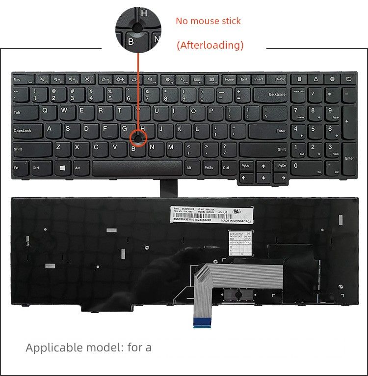 Applicable To Lenovo ThinkPad E450 E455 E4470c E475 E550 W450 E460 Keyboard E465_voghion.com