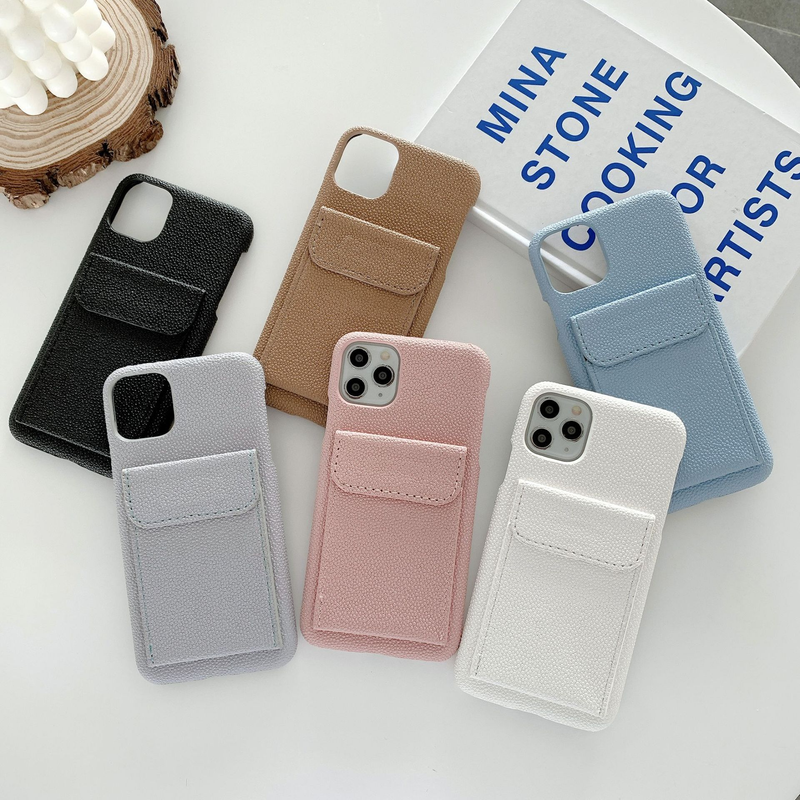 Mobile phone case card holder mobile phone case suitable for iPhone 15 protective cover Apple 14/12 multi-function protective case foreign trade_voghion.com
