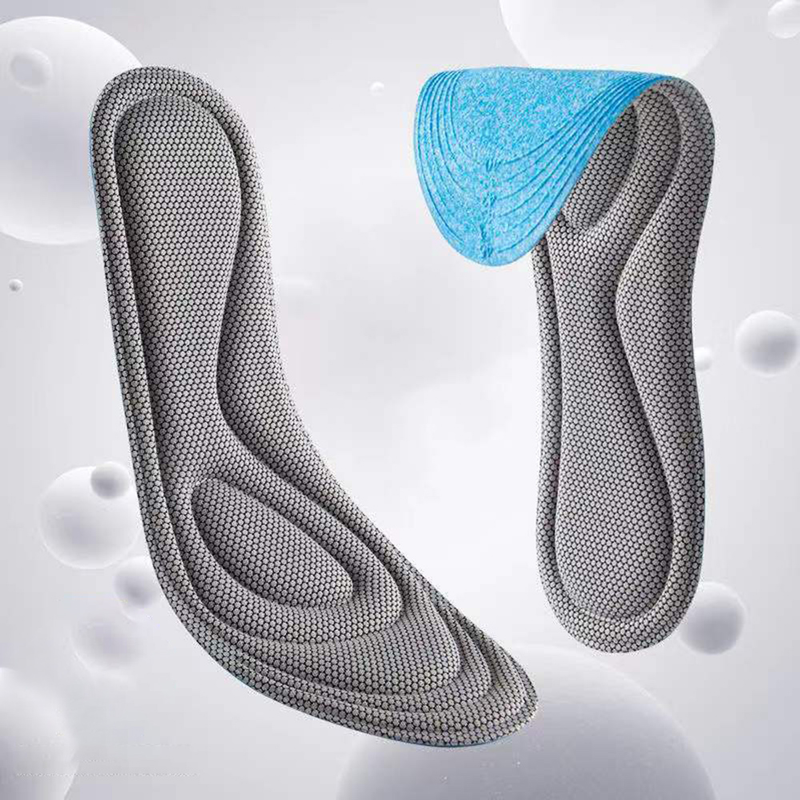 4 stuks traagschuim orthopedische inlegzolen voor antibacteriële ontgeuring zweetabsorptie inzetstuk sportschoenen hardlooppads_voghion.com