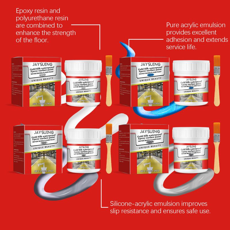 Waasserdicht Epoxy Buedemfaarf, Haushaltsmauer a Buedem Waasserdicht, Rëssbeständeg, Fleckenofdeckend Renovatiounscrème_voghion.com