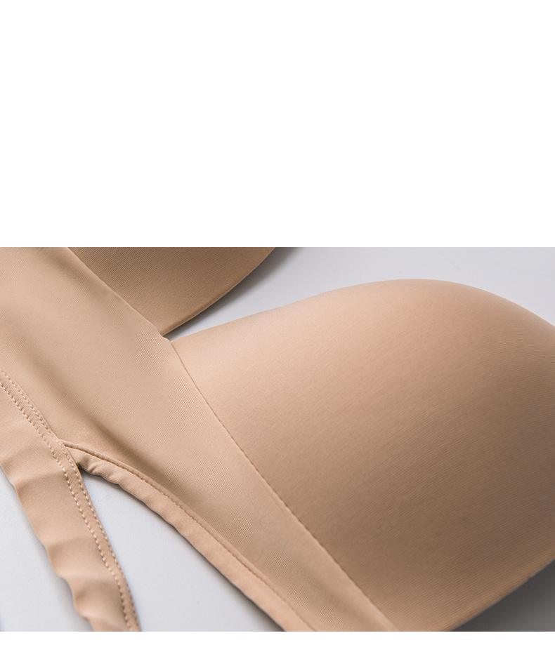 Damenbekleidung Französisch sexy Dreieck-Cup-Unterwäsche ohne Stahlring große Brust zeigt kleine dünne Cup-BH-BH hohl schönen Rücken BH-Set_voghion.com