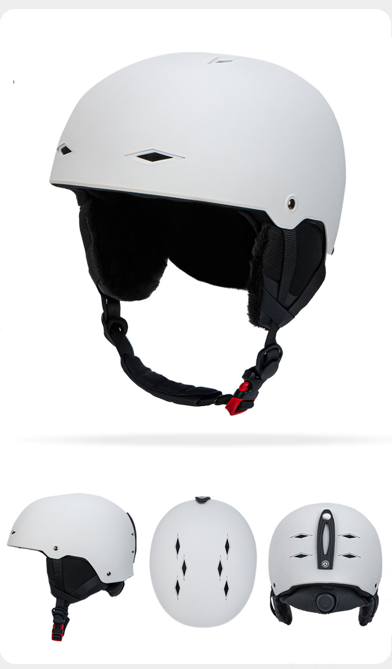 Nouveau casque de ski Casque de ski adulte adapté au ski simple et double en extérieur_voghion.com