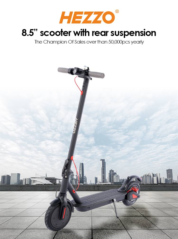 HEZZO HS-04PRO Sähköpyöräskootteri 36v10ah Akku 350W Moottori Taittuva Sähköskootteri Sähköpyörä 30km/h Aikuisille_voghion.com