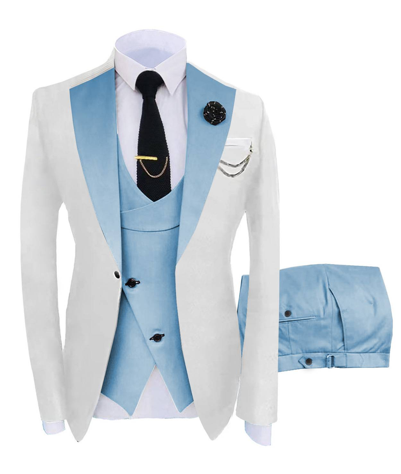 Men's Clothing Three Piece Men's Suits Performance Suits Men's Dresses Wedding Groomsmen Suit_voghion.com