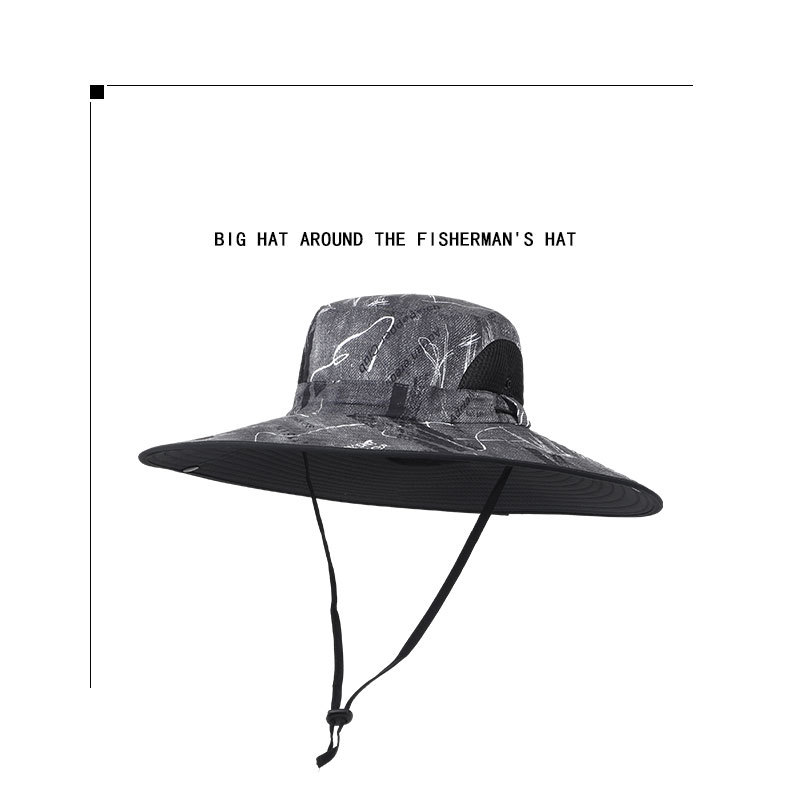 Extra Large Fisherman Hat For Big Head (60-64cm) - UPF50+ Sun Protection For Fishing/Hiking_voghion.com
