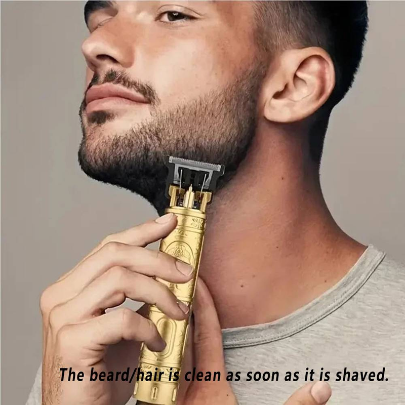 Powerful Professiona Electric Wireless Man Hairdresser Men Barber Shop Groin Beard Repairer Mustache Facial Hair Trimmer Clipper_voghion.com