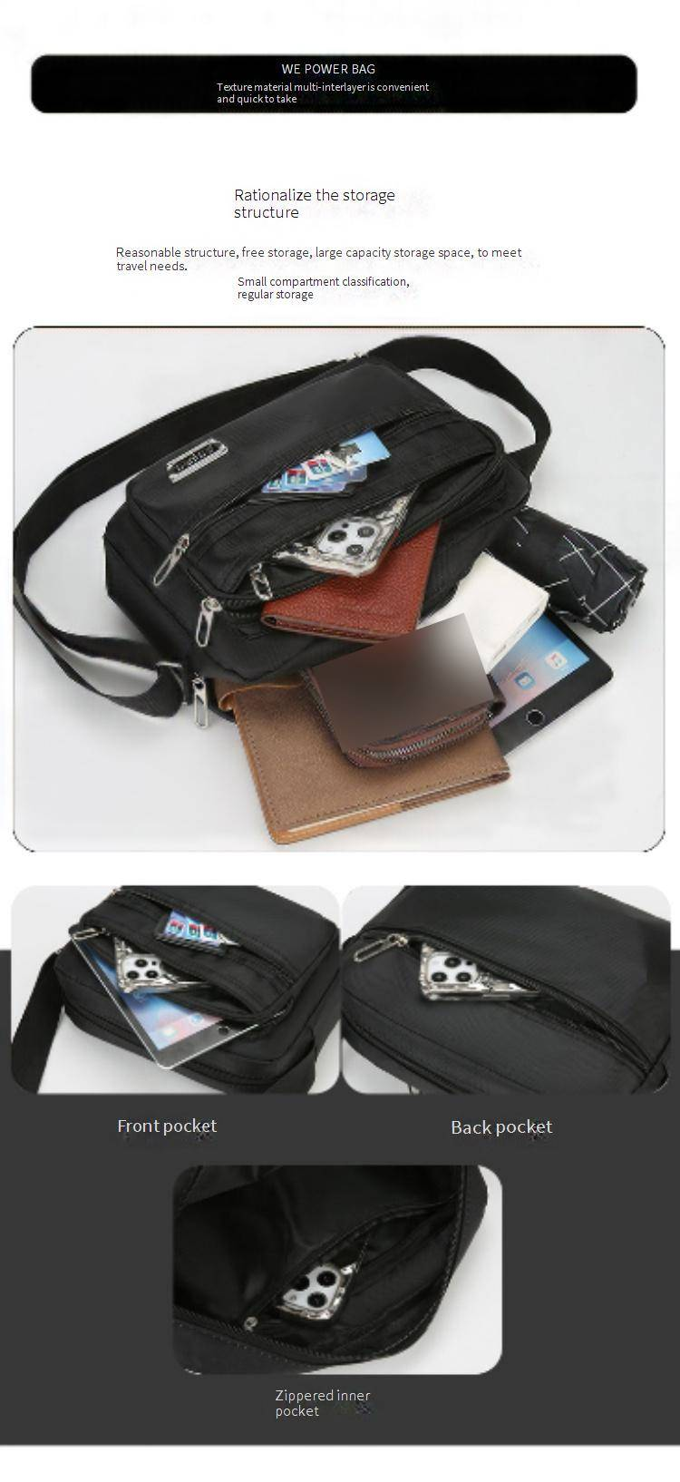 Borse nuove a tracolla, grande capacità, borsa da uomo, borsa da lavoro, portamonete, borsa da viaggio, borsa da viaggio di alta qualità_voghion.com